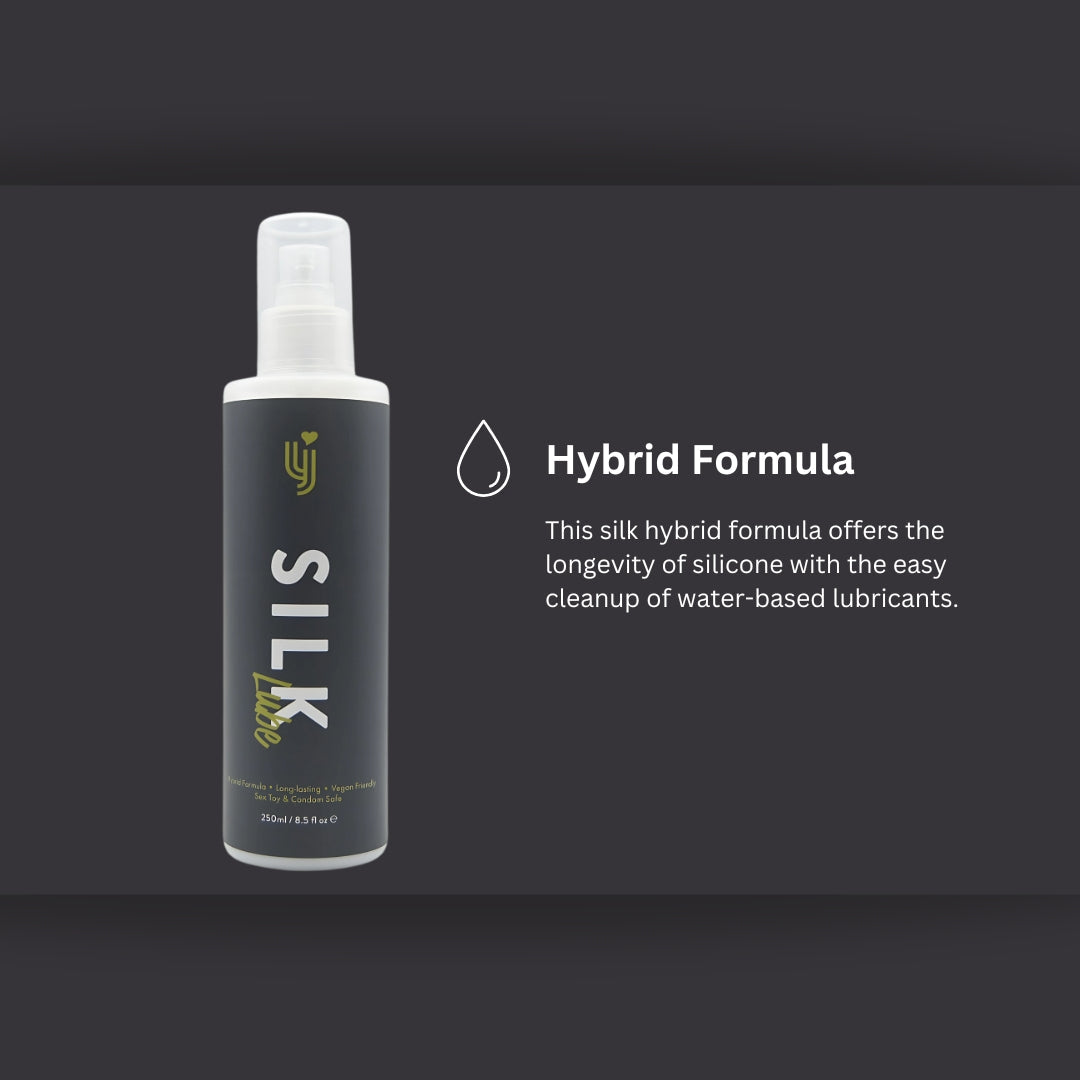 Loving Joy Silk Hybrid Lubricant 250ml – Long-Lasting Vegan Lubricant
