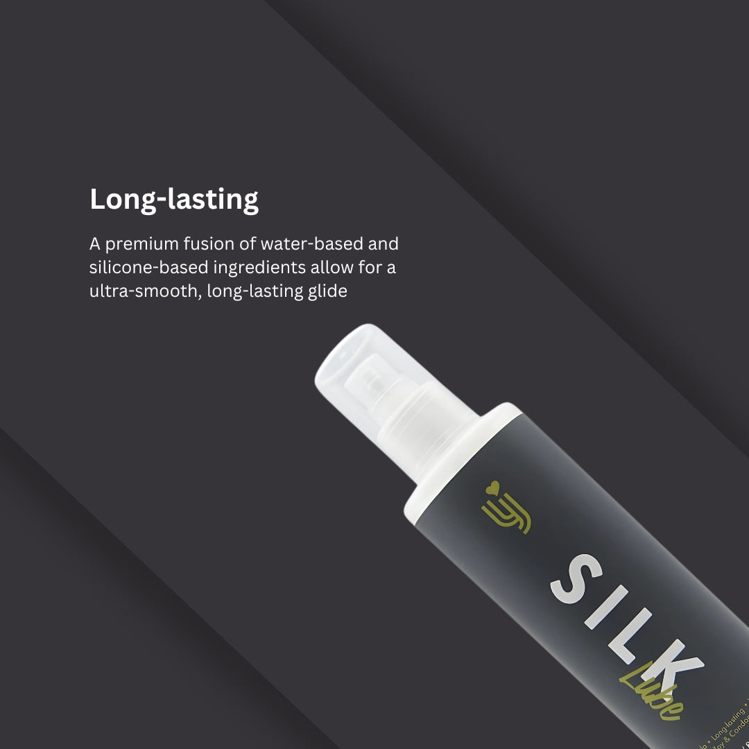 Loving Joy Silk Hybrid Lubricant 250ml – Long-Lasting Vegan Lubricant
