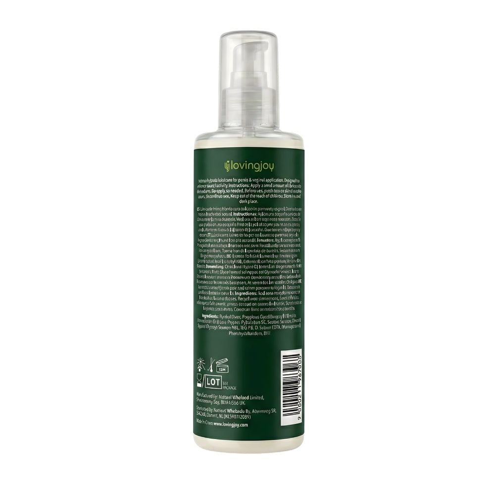 Loving Joy Silk Hybrid Lubricant 250ml – Long-Lasting Vegan Lubricant