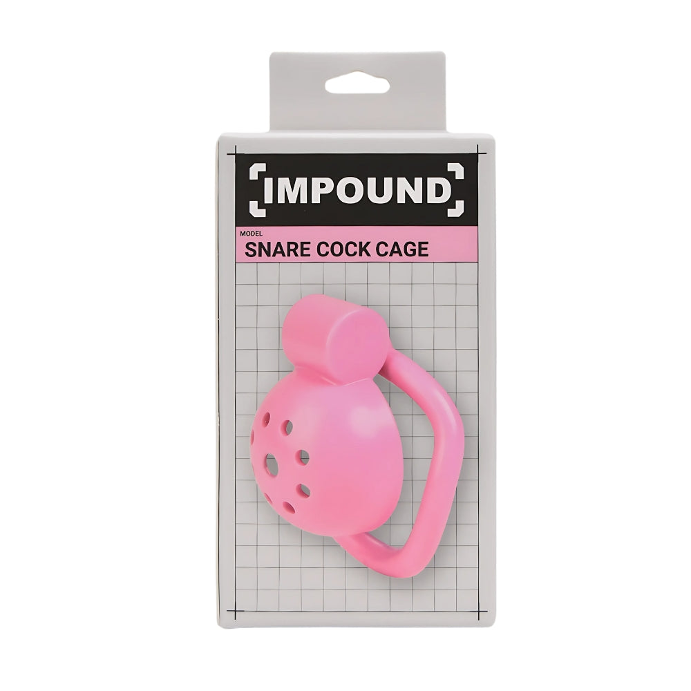 Impound Snare – Male Chastity Cage with Multiple Base Rings