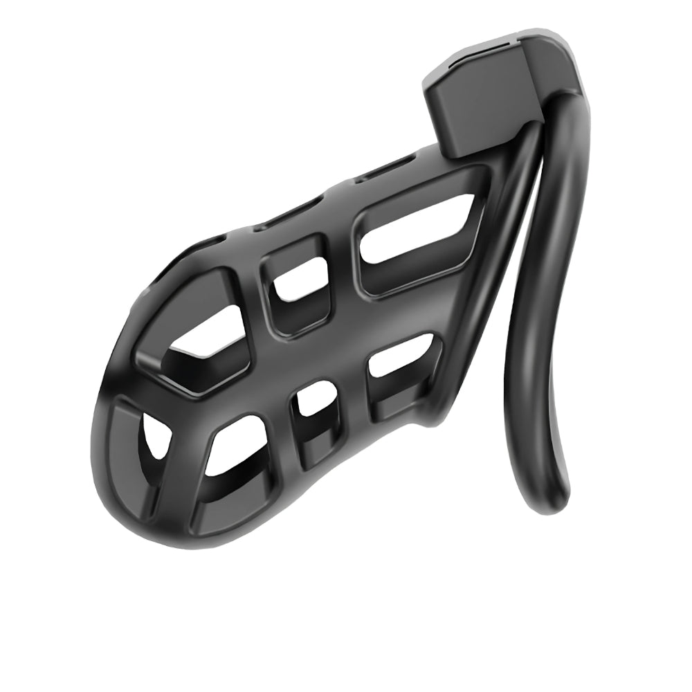 Impound Titan (Black) – Chastity Cage with Multiple Base Rings