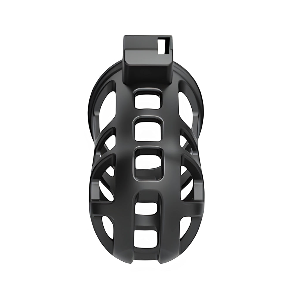 Impound Titan (Black) – Chastity Cage with Multiple Base Rings