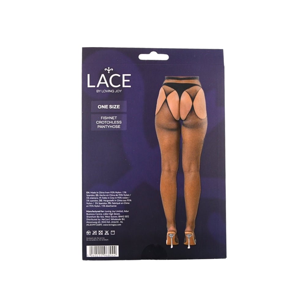Lace by LJ Fishnet Crotchless Pantyhose – Fishnet Crotchless Pantyhose