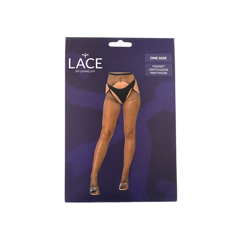 Lace by LJ Fishnet Crotchless Pantyhose – Fishnet Crotchless Pantyhose