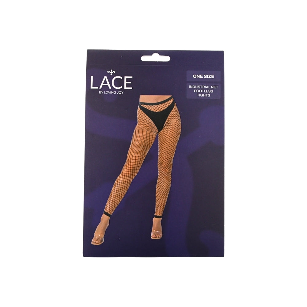 Lace by LJ One Size Industrial Net Footless Tights – One Size Hosiery