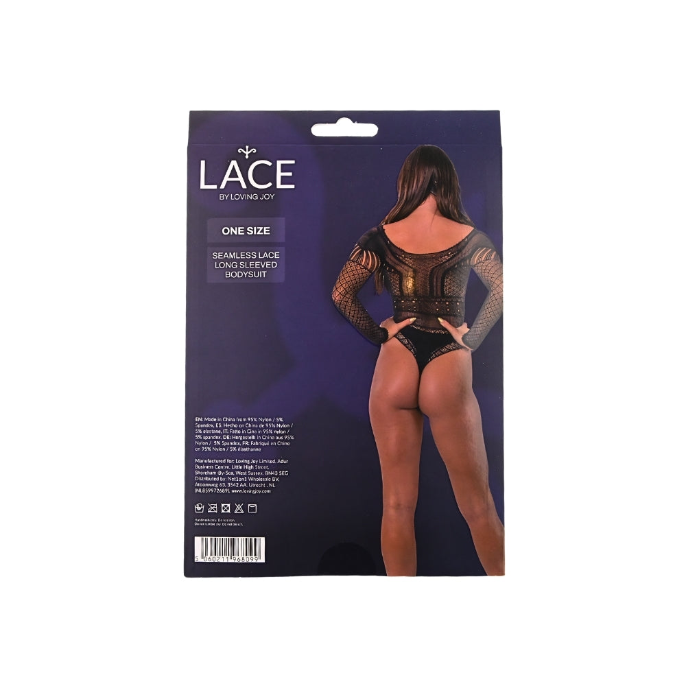 Lace by LJ Seamless Long Sleeved Bodysuit – Lace Lingerie