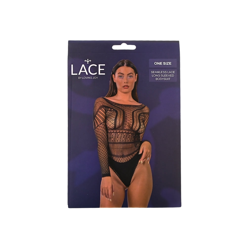Lace by LJ Seamless Long Sleeved Bodysuit – Lace Lingerie