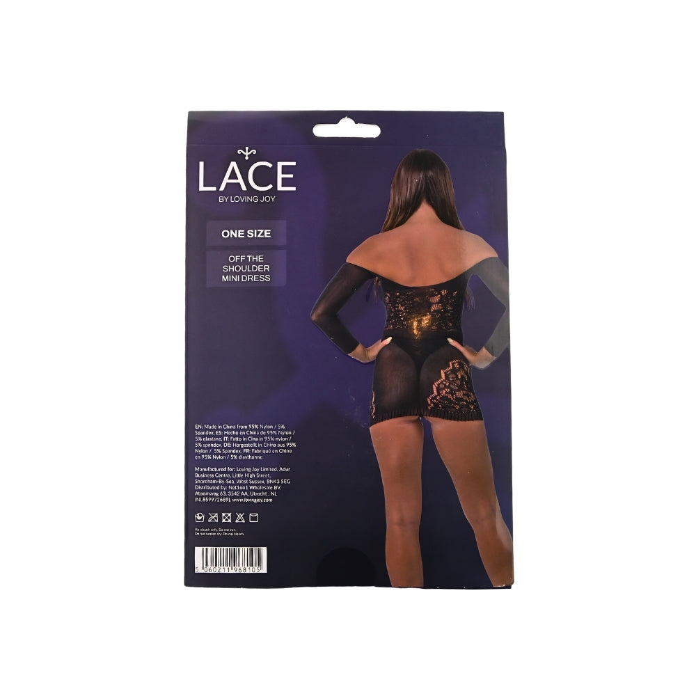 Lace by LJ Off the Shoulder Mini Dress – Women's Lingerie