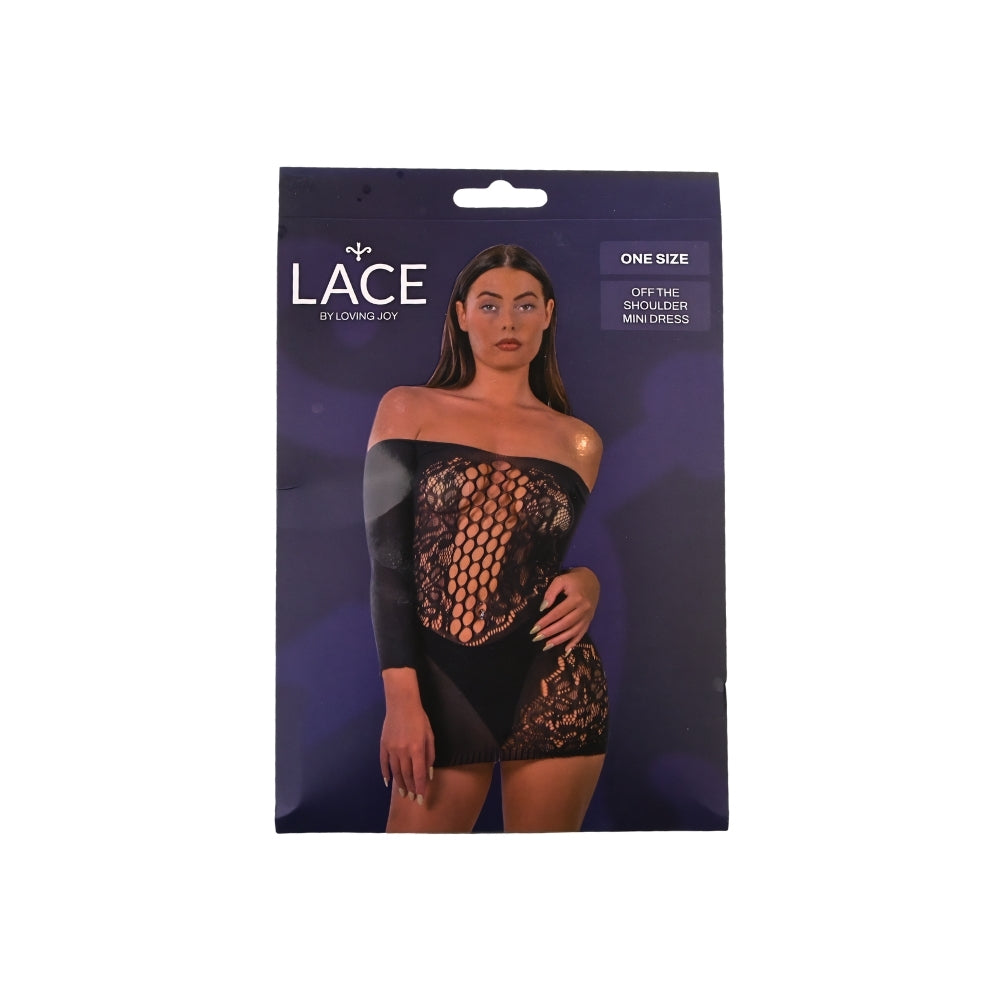 Lace by LJ Off the Shoulder Mini Dress – Women's Lingerie