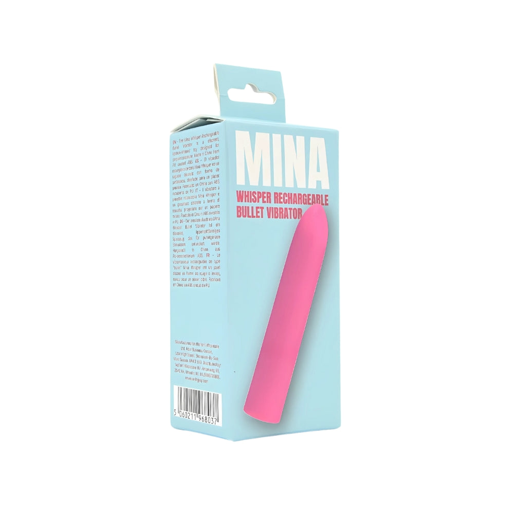 Mina Whisper Rechargeable Bullet Vibrator – 3.75 Inch USB Rechargeable Vibrator