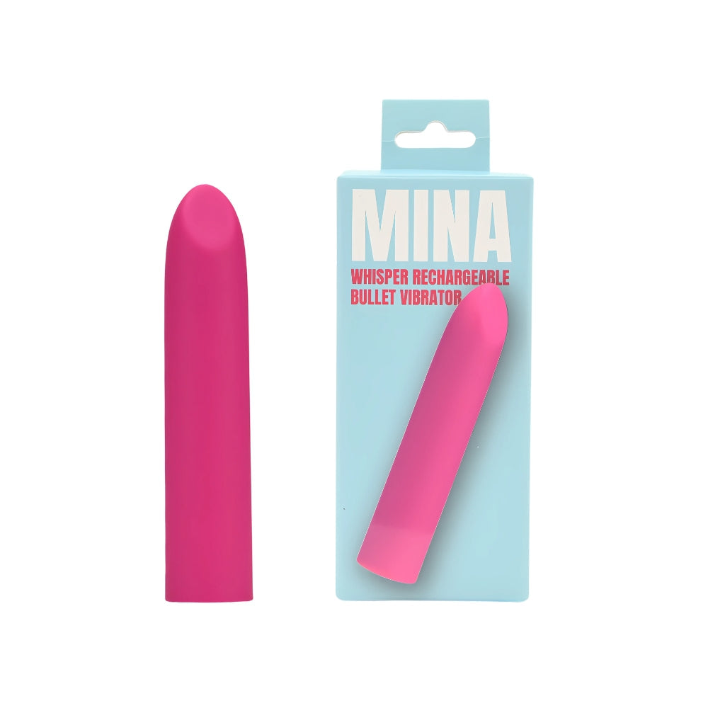 Mina Whisper Rechargeable Bullet Vibrator – 3.75 Inch USB Rechargeable Vibrator