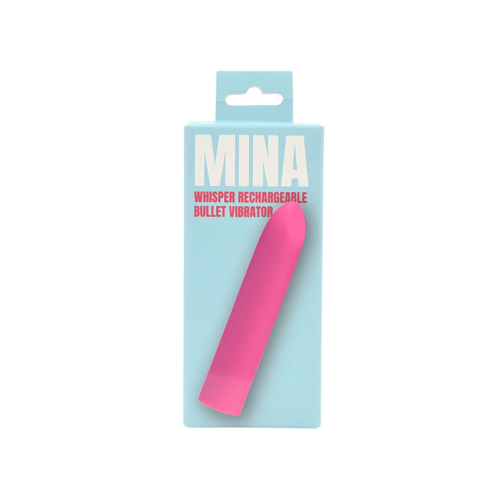 Mina Whisper Rechargeable Bullet Vibrator – 3.75 Inch USB Rechargeable Vibrator