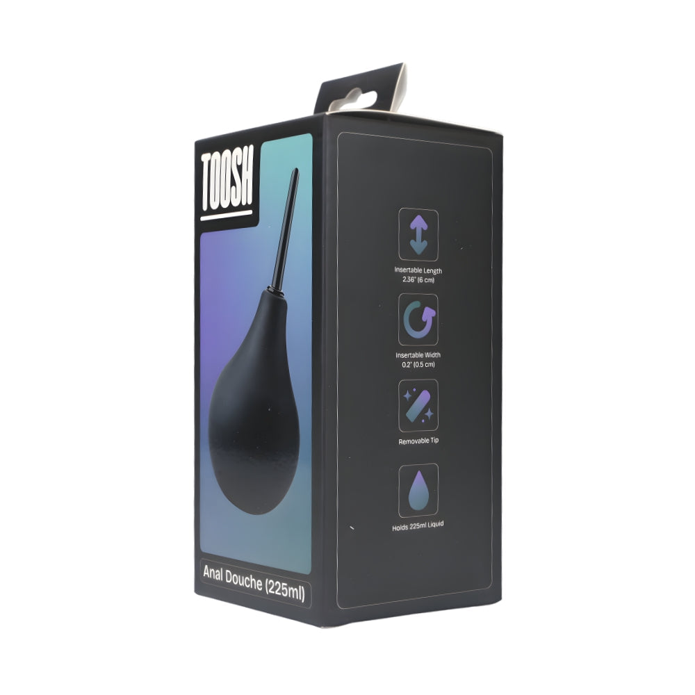 Toosh Douche 225ml – Anal Douche with Removable ABS Tip and PVC Bulb