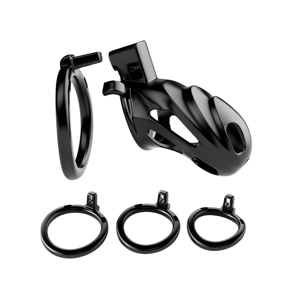 Impound Citadel – Chastity Cage with Multiple Base Rings