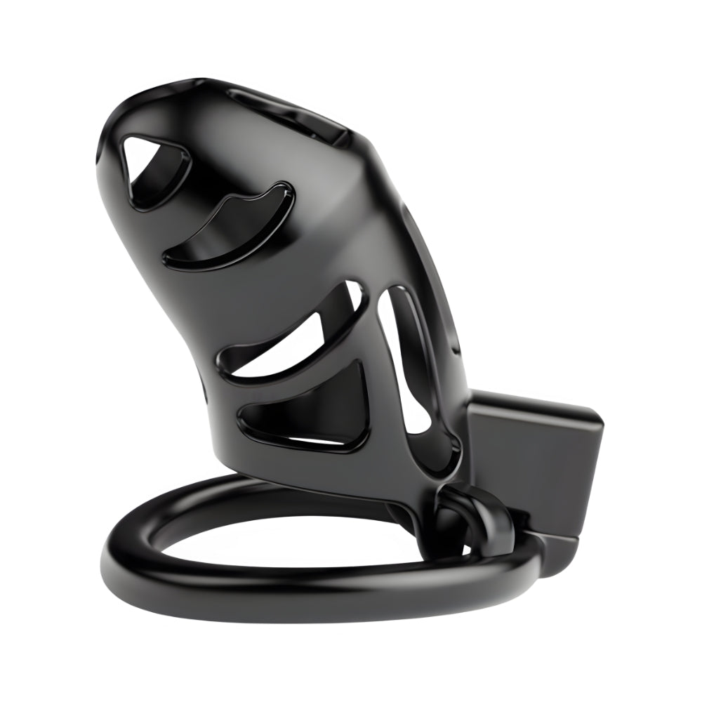 Impound Curfew – Chastity Cage with Multiple Base Rings 78mm Length