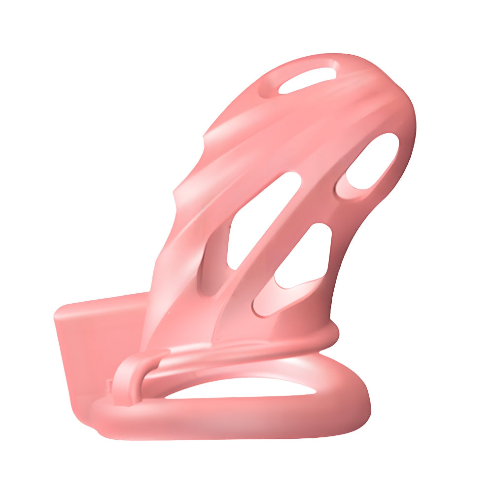Impound Warden – Chastity Cage with Multiple Base Rings and 83mm Length