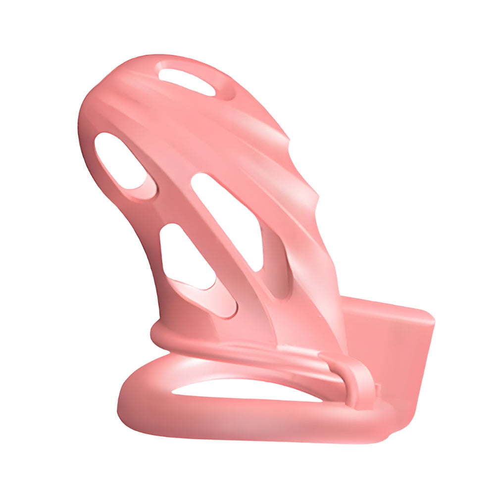Impound Warden – Chastity Cage with Multiple Base Rings and 83mm Length