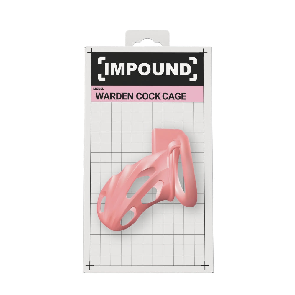 Impound Warden – Chastity Cage with Multiple Base Rings and 83mm Length
