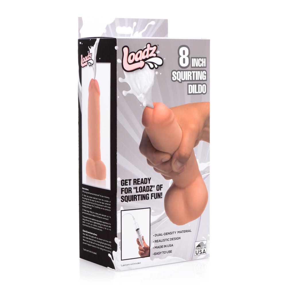 Squirting Dildo 8 Inch with Syringe