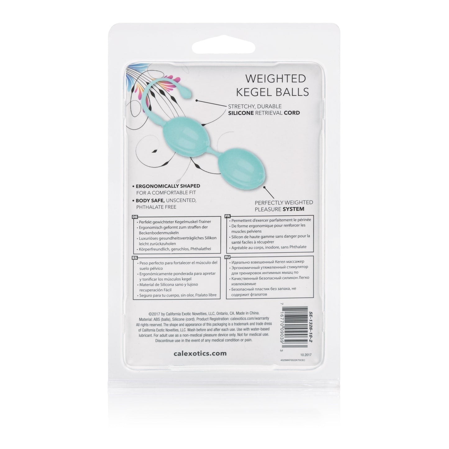 Weighted Kegel Balls for Pelvic Strengthening and Intimacy Teal