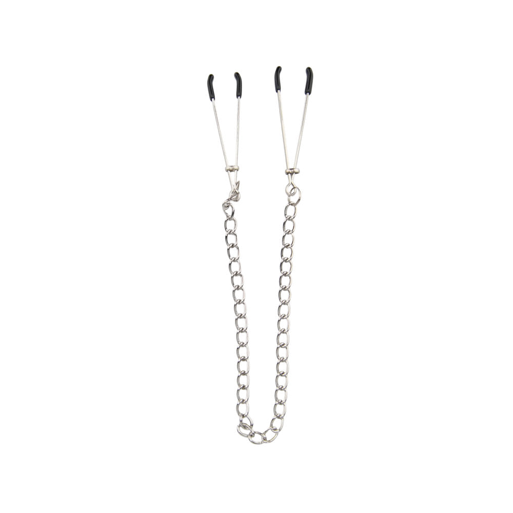 Bound to Please Adjustable Nipple Clamps with Chain – Nickel-Free Nipple Clamps