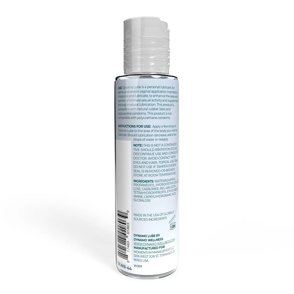 Dynamo Lube Water-Based – Body-Safe Lightweight Personal Lubricant