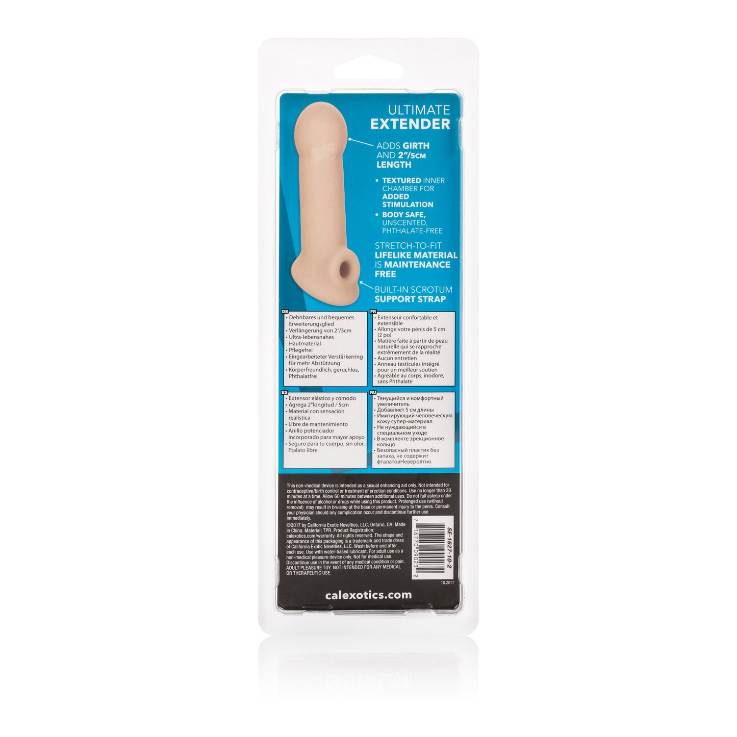 Ultimate Penis Extender Sleeve with Scrotum Support Strap Adds 2 Inches Length and Girth