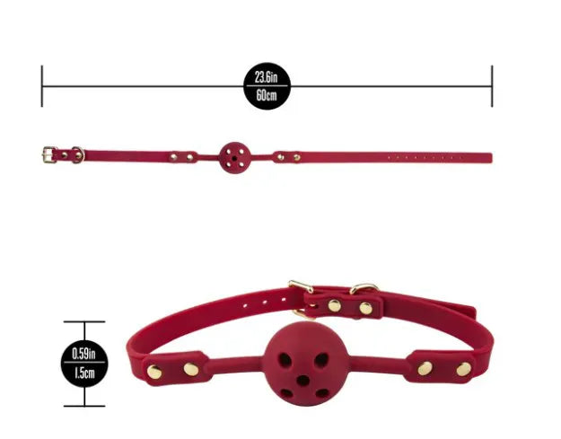 Temptasia Ardor – Breathable Silicone Ball Gag with Adjustable Strap