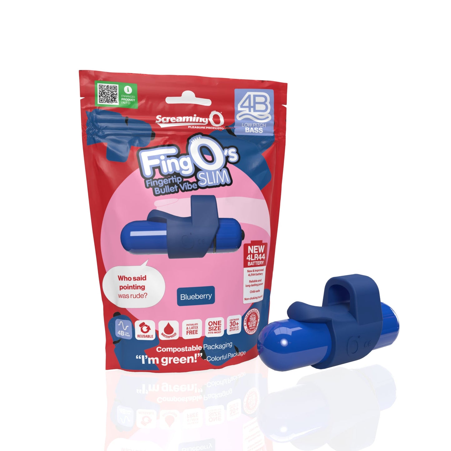 Ohare XL 4B – Deep-Rumbling Bass Vibrator with Rabbit Ears and Stretchy Ring