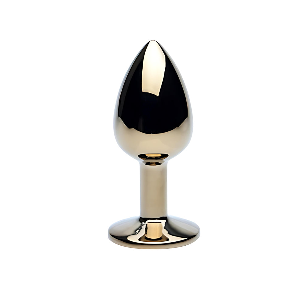 Precious Metals Gold Butt Plug Small – Luxury Jewel Anal Plug