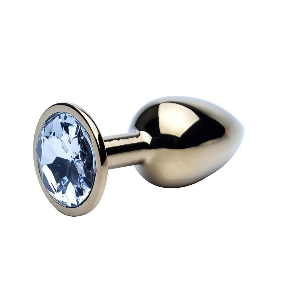 Precious Metals Gold Butt Plug Small – Luxury Jewel Anal Plug