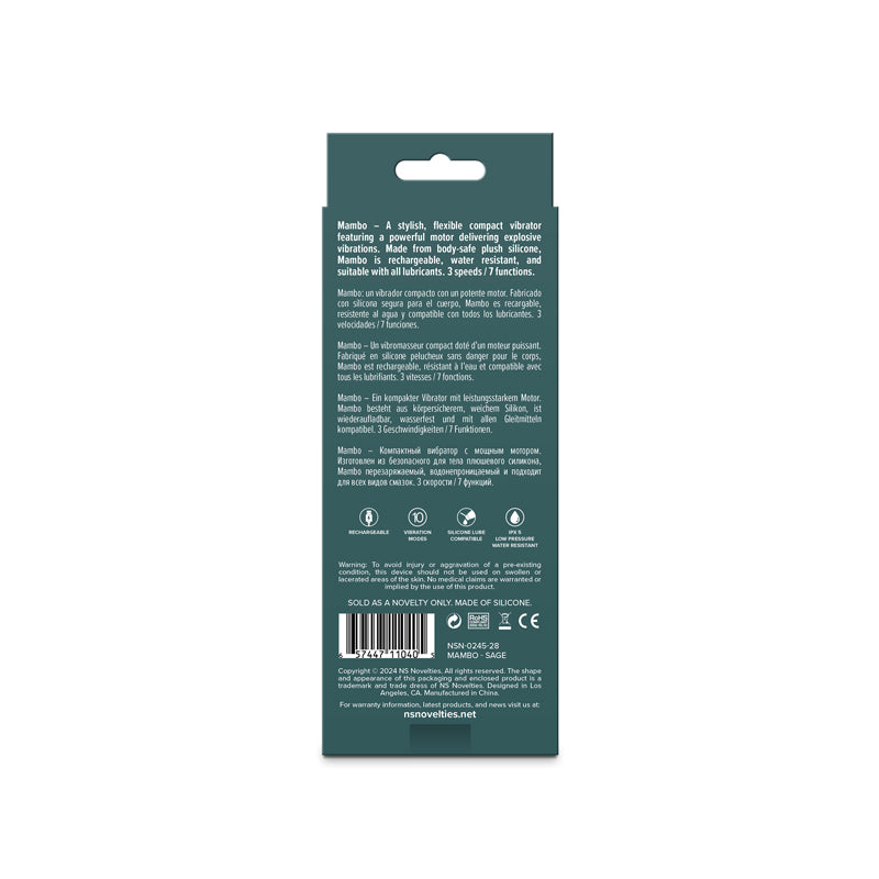 Lust and Dreams Mambo Sage 12.2 cm Bullet Vibrator