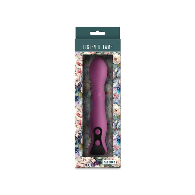 Lust N Dreams Cadence Blush 18.2 Centimeter Thrusting and Sliding Vibrator