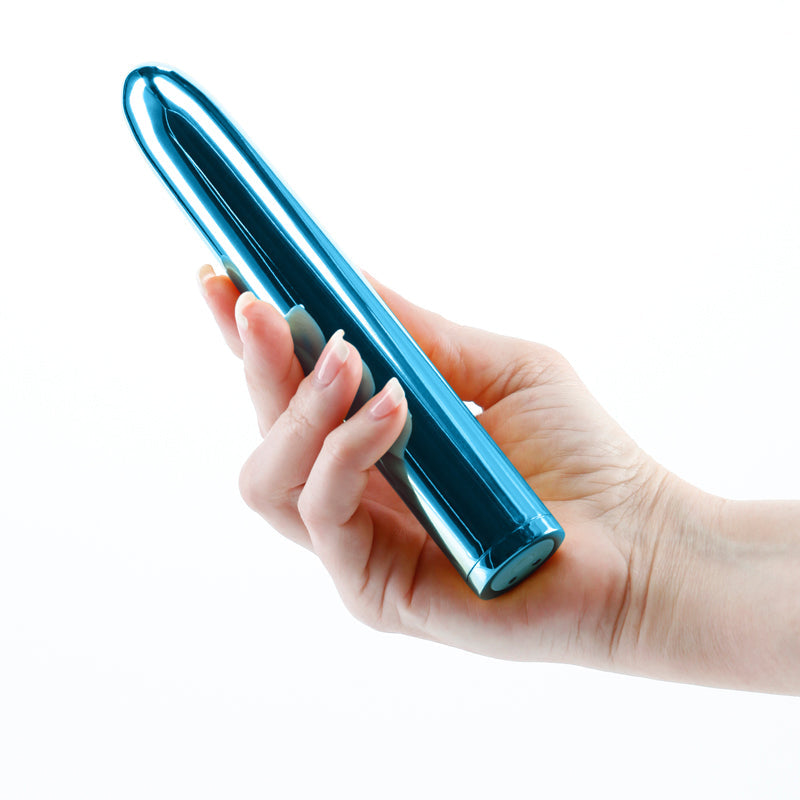 Chroma Teal Metallic 17 Centimeter Vibrator