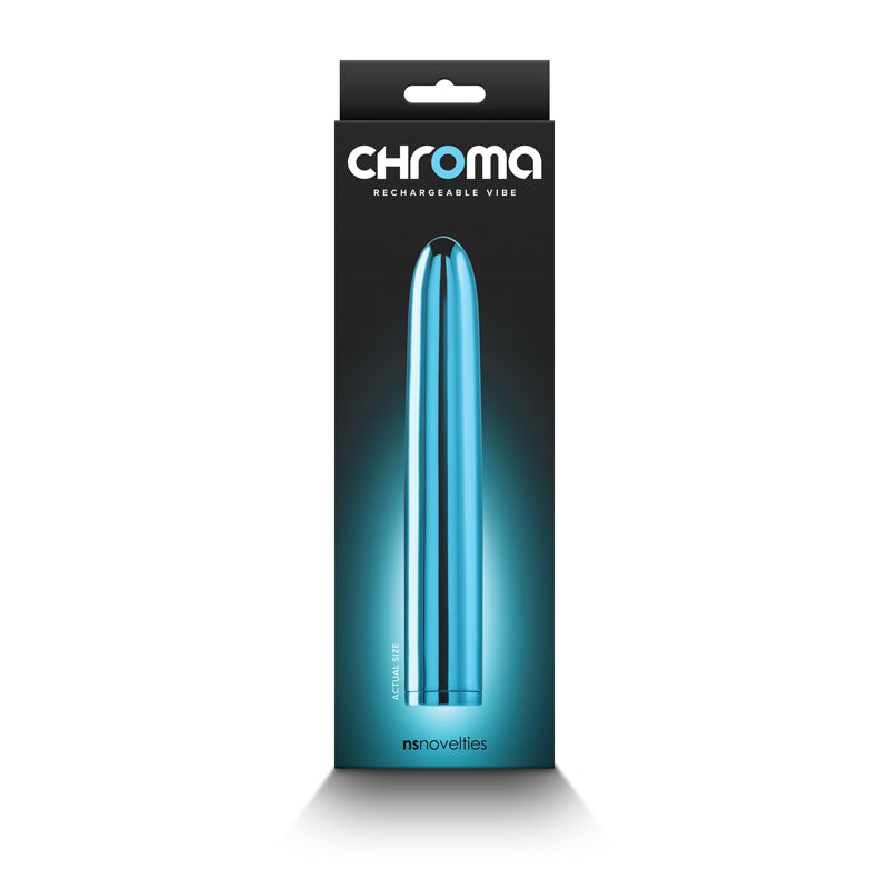 Chroma Teal Metallic 17 Centimeter Vibrator