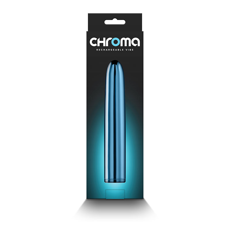 Chroma Teal Metallic 17 Centimeter Vibrator