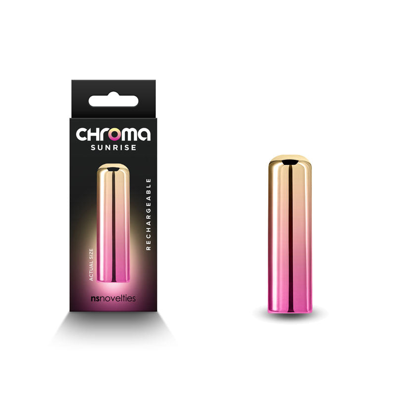Chroma Sunrise Small 6.8 cm Bullet Metallic Pink Gold