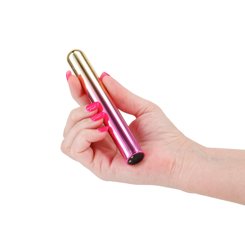 Chroma Sunrise Large 13.8 cm Metallic Pink/Gold Vibrator