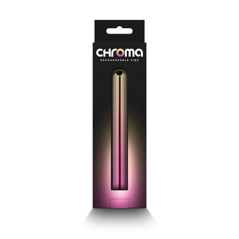 Chroma Sunrise Large 13.8 cm Metallic Pink/Gold Vibrator