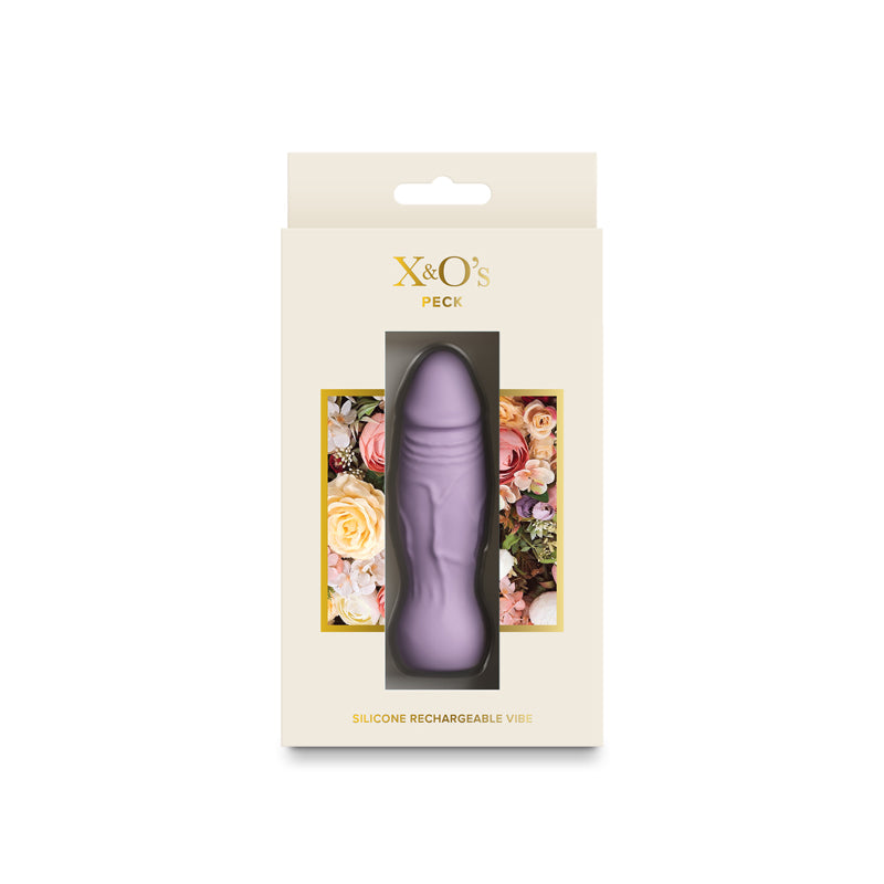 NS Novelties X and Os Embrace (Pink / Purple) – Waterproof Rechargeable Vibrator