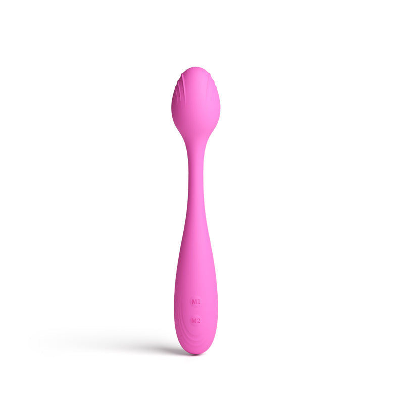 Pretty in Pink Rose – Waterproof USB Rechargeable Silicone Vibrator 19.4 cm