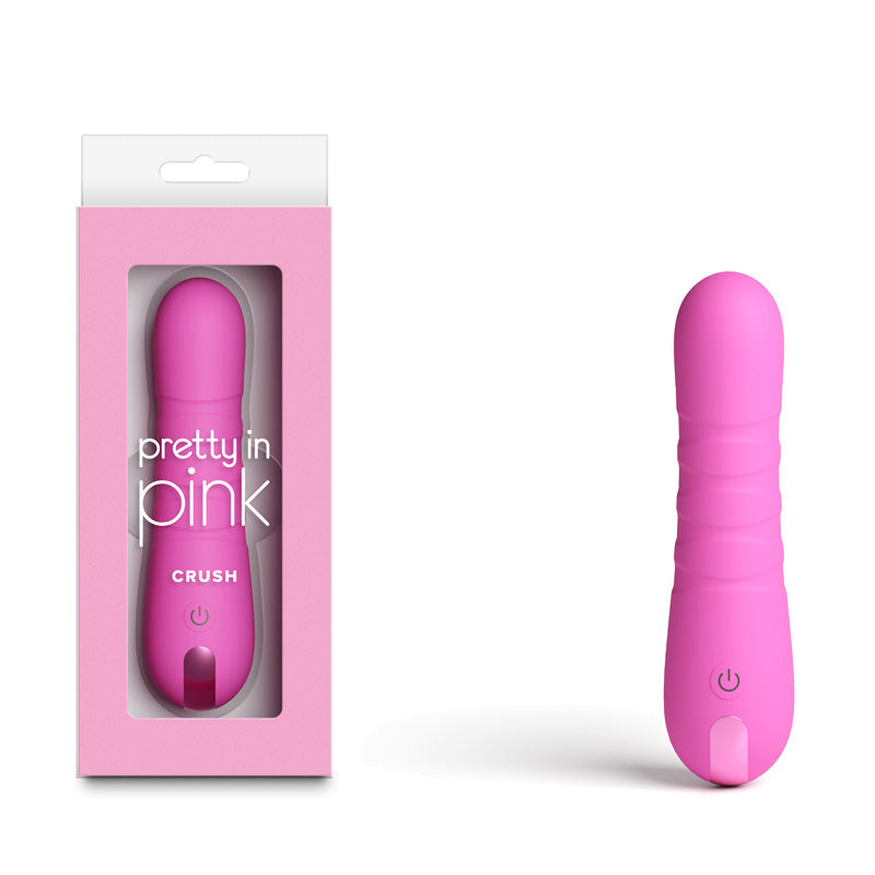 Pretty in Pink Crush – Waterproof USB Rechargeable 14.3 cm Vibrator