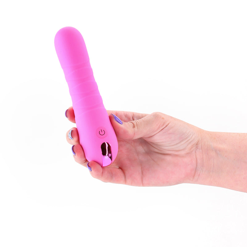 Pretty in Pink Crush – Waterproof USB Rechargeable 14.3 cm Vibrator