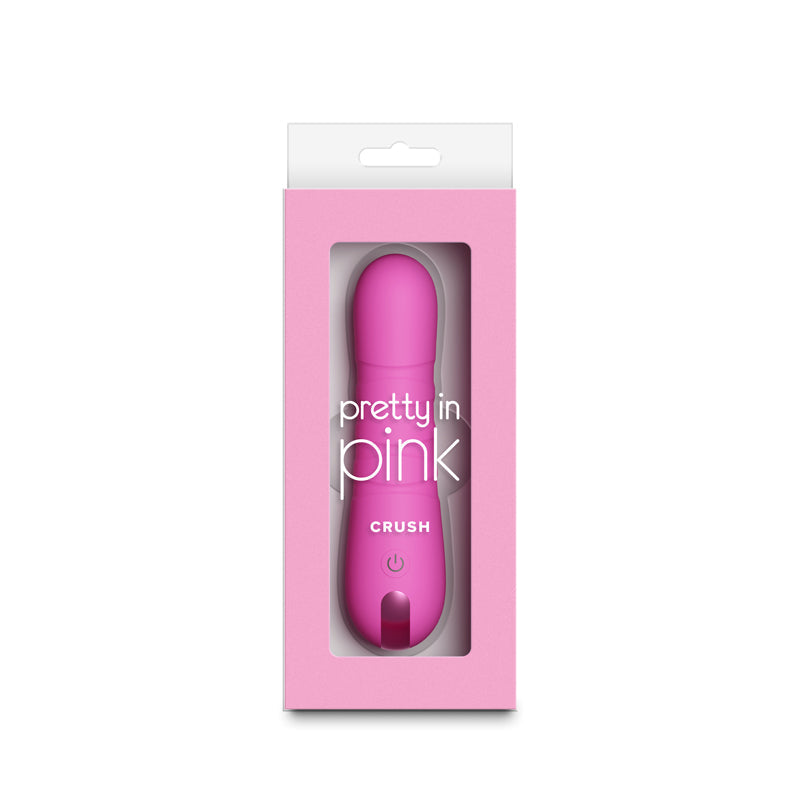Pretty in Pink Crush – Waterproof USB Rechargeable 14.3 cm Vibrator