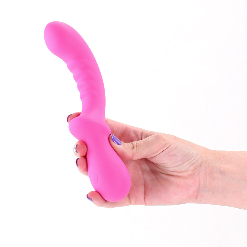 Pretty In Pink Peony – Waterproof USB Rechargeable 19.8 cm Vibrator