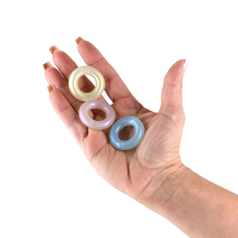 Fantasia Multicolor – Set of 3 Flexible Cock Rings