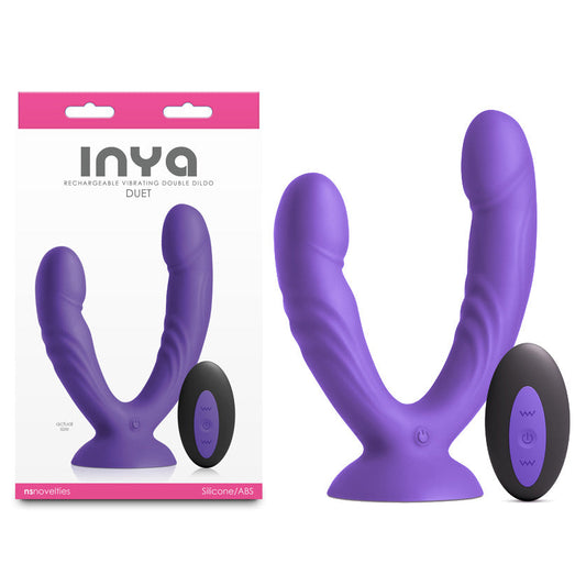 INYA Duet – USB Rechargeable Waterproof Vibrating Double Dildo with Remote