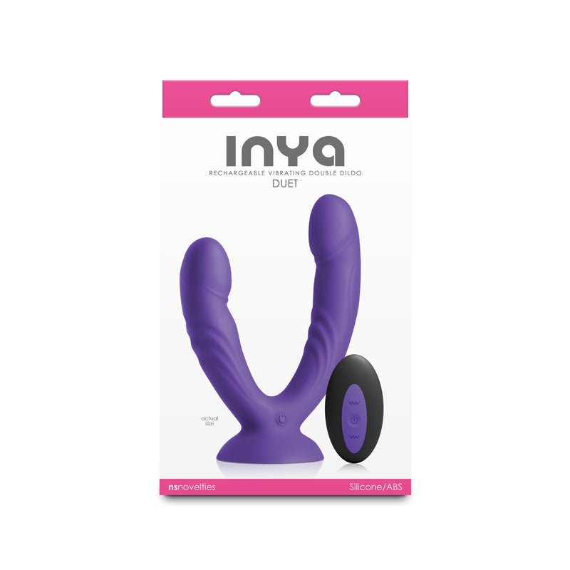 INYA Duet – USB Rechargeable Waterproof Vibrating Double Dildo with Remote