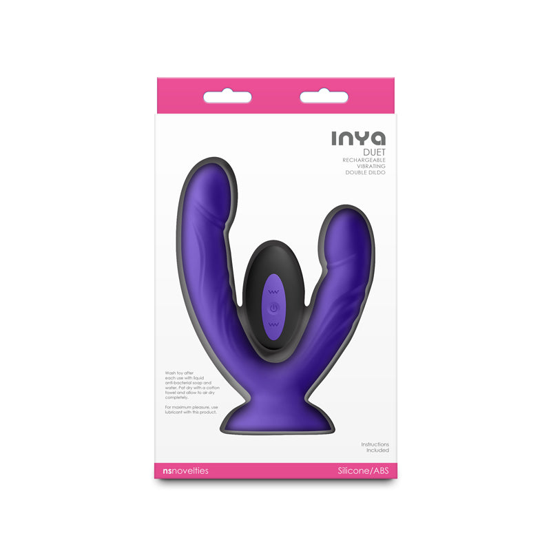 INYA Duet – USB Rechargeable Waterproof Vibrating Double Dildo with Remote