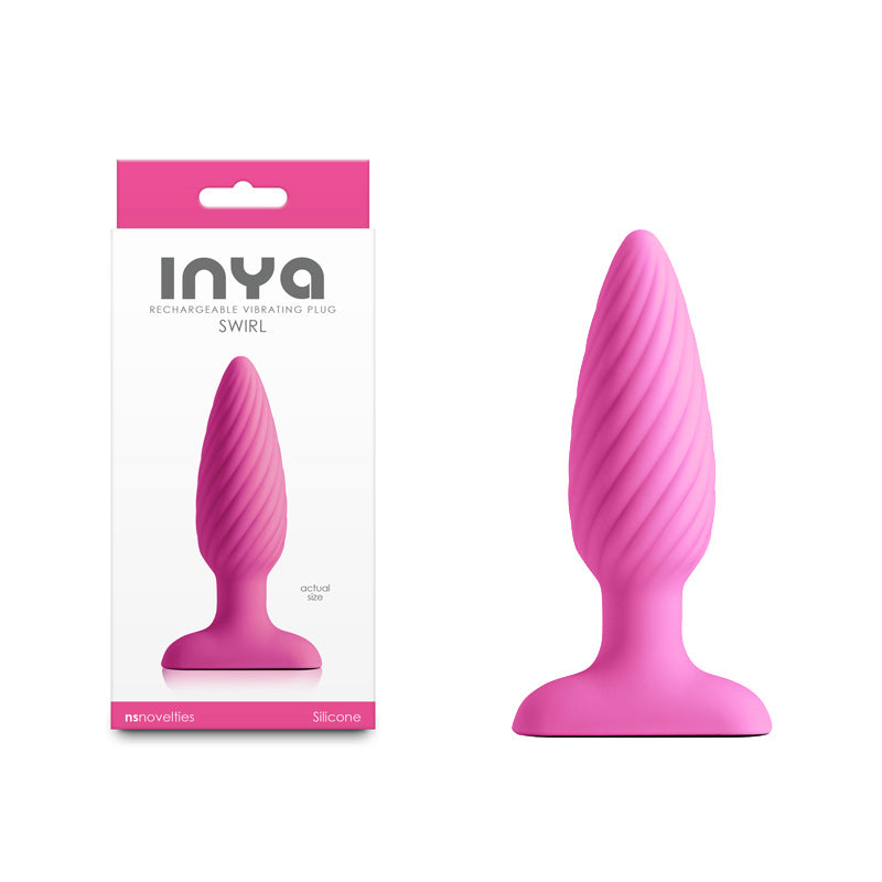 INYA Swirl – Waterproof 10.7 cm USB Rechargeable Vibrating Butt Plug